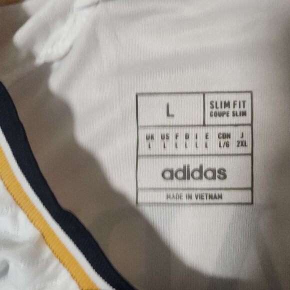 Kylian Mbappe Fan Jersey -Fits Men's Medium - White - Picture 3 of 5